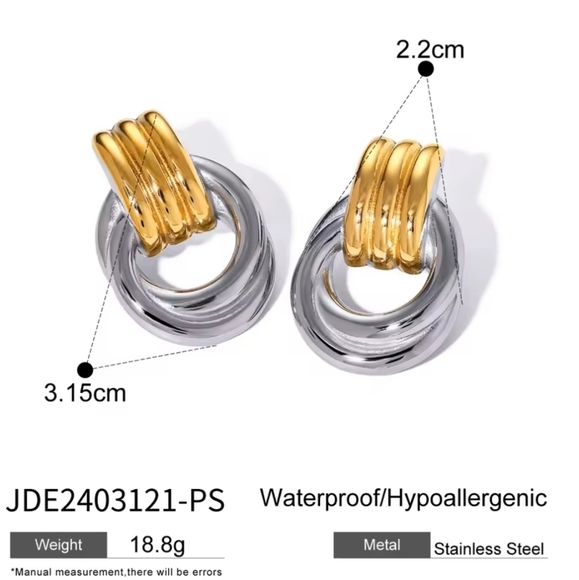 Nwt heaven mayhem similar knot earring - Picture 2 of 6